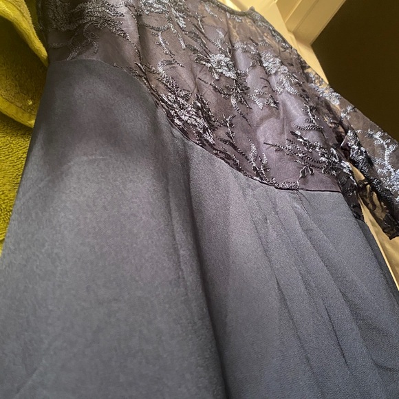 Elegant Lace Overlay Evening Dress- Rvidbe Wedding Guest - Picture 7 of 9